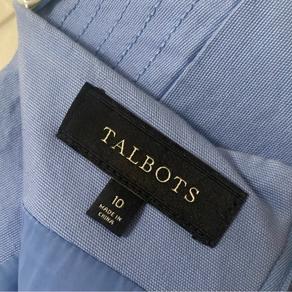 Talbots Classic Blue Women's Cotton Skirt - Picture 3 of 5